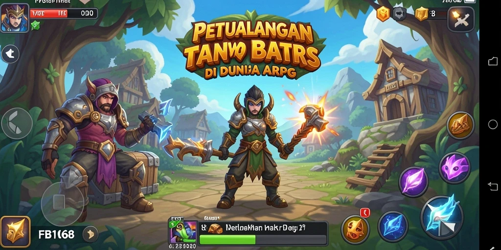 Tangkapan layar FB168 menampilkan aksi pertarungan yang mendebarkan dalam dunia ARPG.