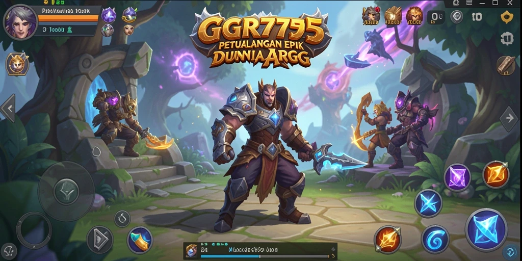 Tampilan gameplay GGR7777 menunjukkan aksi pertempuran seru di dunia ARPG.