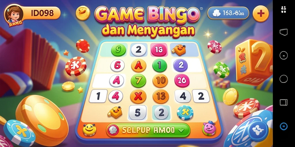 Screenshot dari gameplay Bingo yang menarik di ID098.