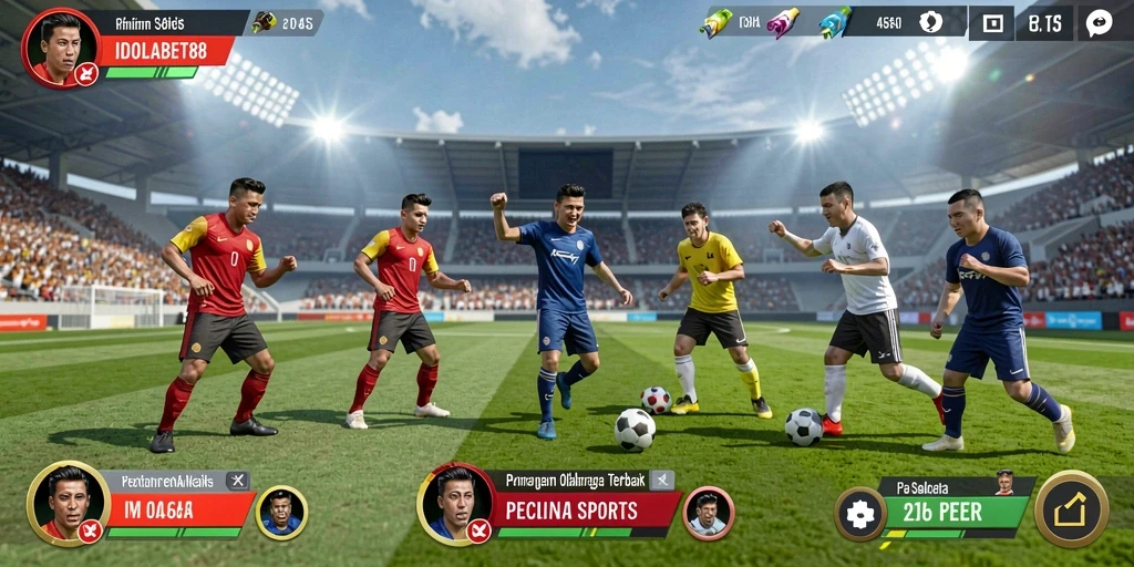 Screenshot dari gameplay IDOLABET88 menunjukkan keseruan dalam pertandingan.
