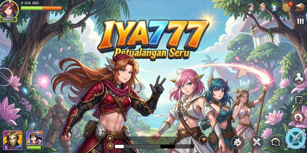 Tampilan gameplay <strong>IYA777</strong> yang penuh aksi dan karakter Anime.