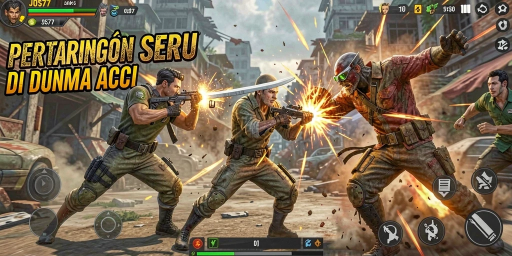 Tampilan seru gameplay JOS77 dengan aksi mendebarkan.