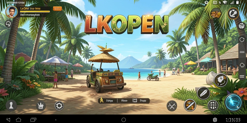 Tangkapan layar gameplay LKOPEN menunjukkan momen seru dan interaktif.
