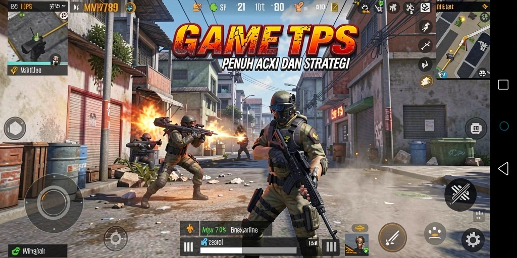 Tampilan gameplay MVP789 yang seru dan penuh aksi dalam mode TPS.