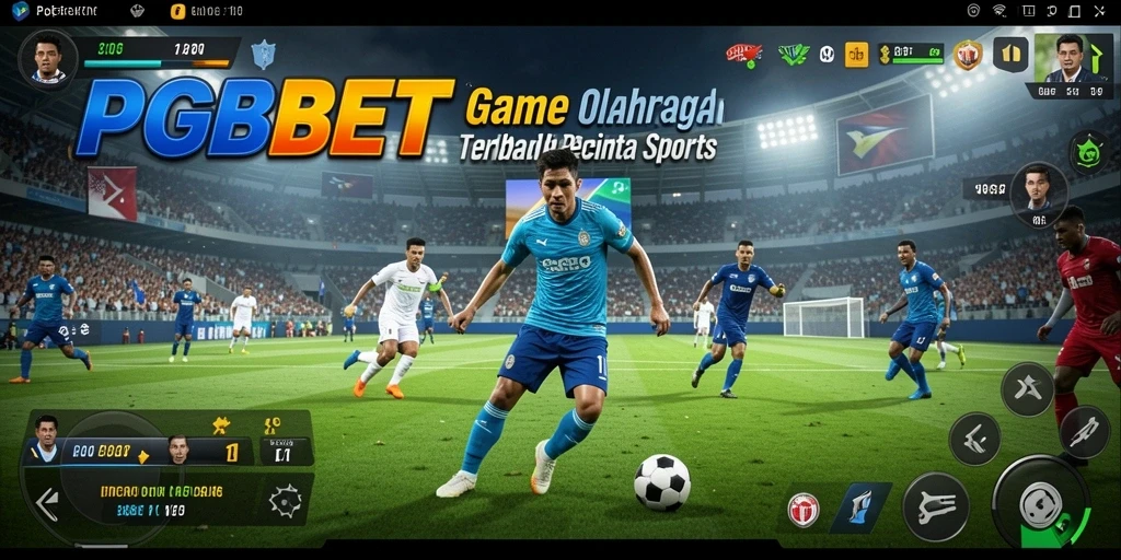 Tampilan utama PGBET menunjukkan serunya gameplay olahraga.