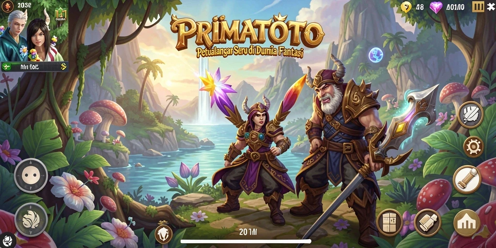 Tangkapan layar PRIMATOTO menampilkan aksi mendebarkan dalam gameplay petualangan.