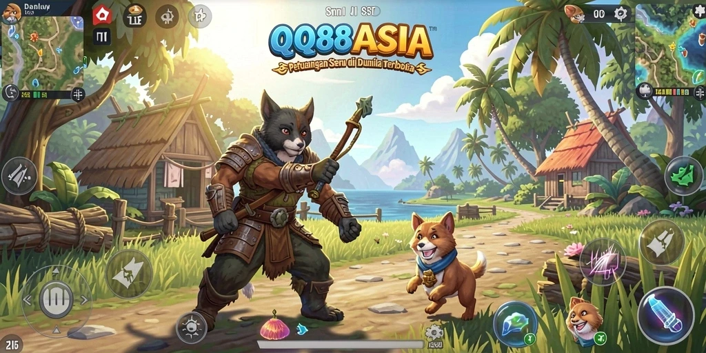 Tampilan gameplay QQ88ASIA yang mendalam dan imersif dalam dunia terbuka.