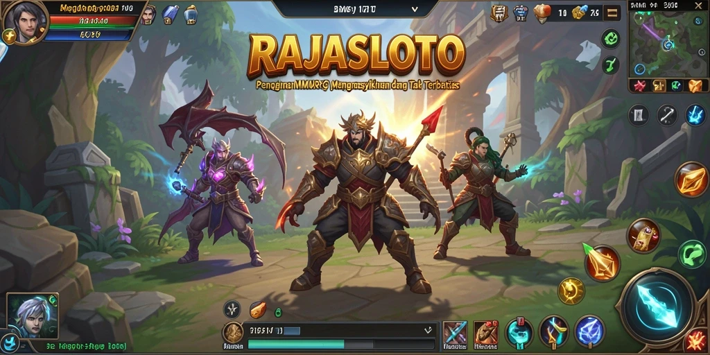 Gameplay seru dalam dunia fantasi RAJASLOTO yang penuh tantangan.