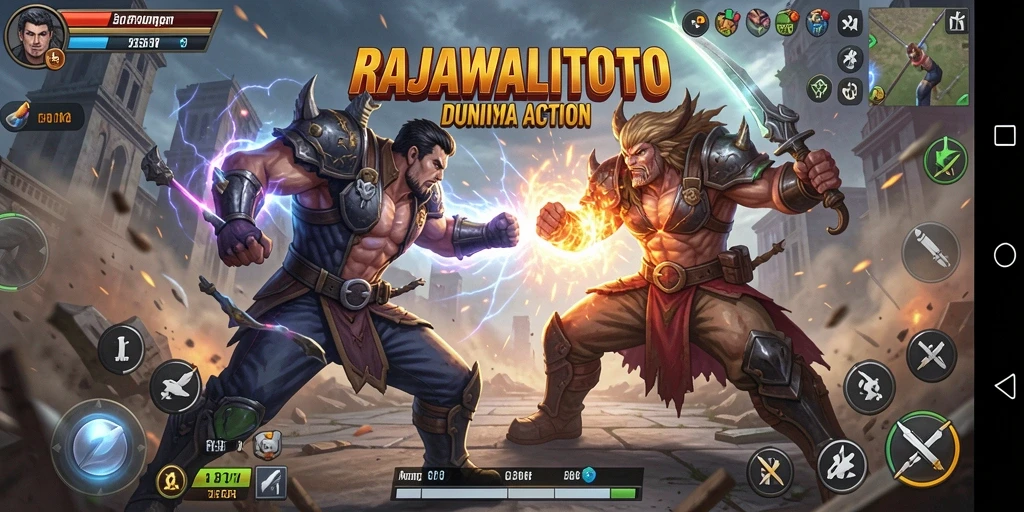 Menampilkan pertempuran seru dalam RAJAWALITOTO.