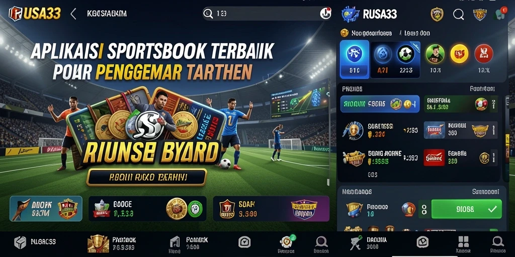 Screenshot RUSA33 menampilkan antarmuka taruhan olahraga yang menarik.
