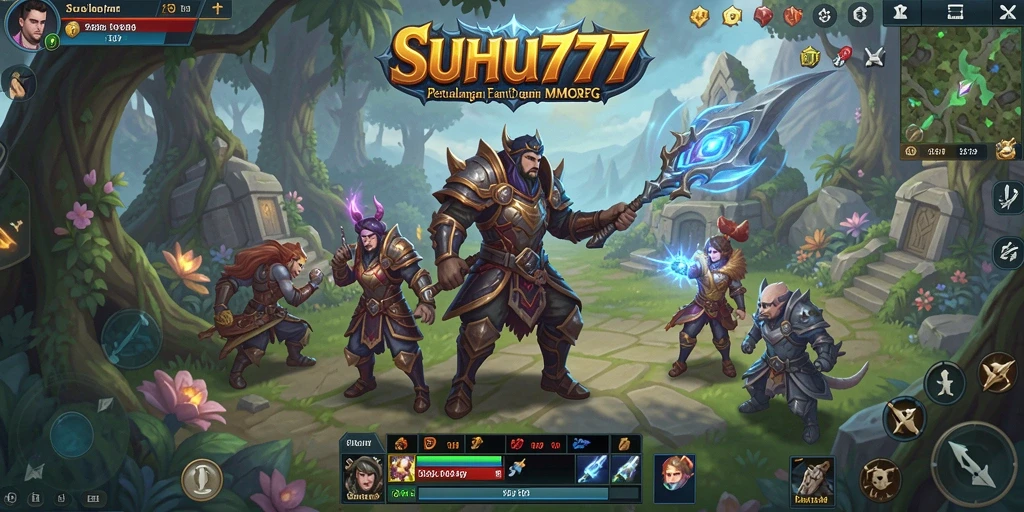 Tampilan gameplay menarik dari SUHU777 dalam dunia MMORPG.