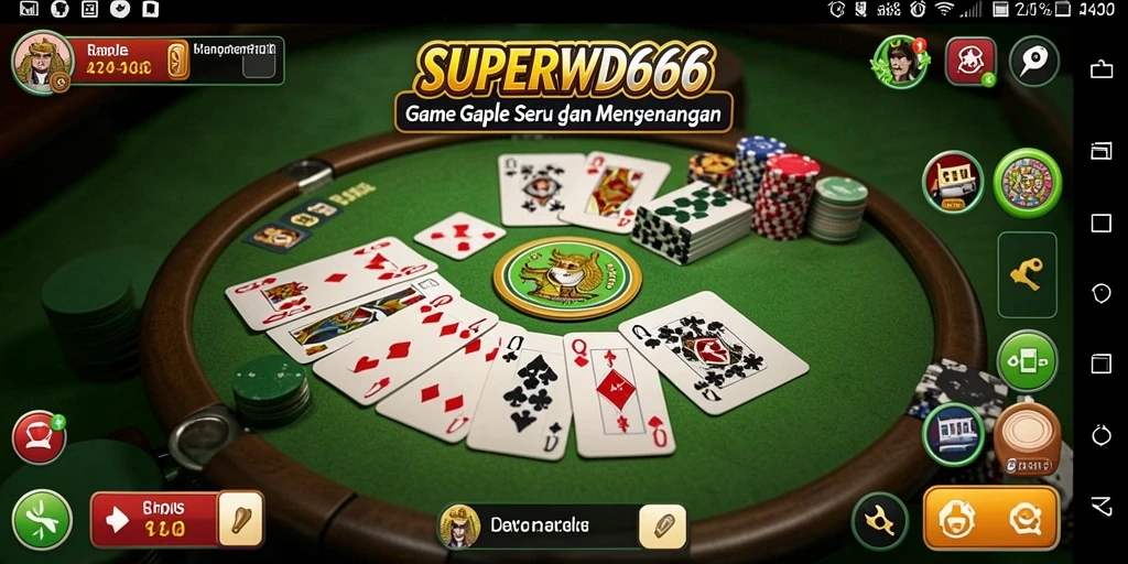 Tampilan gameplay menarik dari SUPERWD666 yang seru.